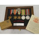 A rare Second War casualty group of medals awarded Cpl. W.G.