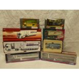 Seven mint and boxed Cornish and West Country diecast delivery vehicles including Britannia Lanes,