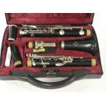 A good quality clarinet by Buffet of Paris in fitted case