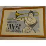 A coloured limited edition theatrical print "Marguerite Dufay dans Son Repertoire" after L Anquetin,
