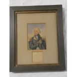 A 19th Century Baxter print depicting Lord Nelson,
