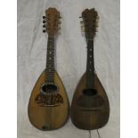 Two various old Naples mandolins including Donadoni & Lazzaro (af)