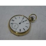 A gentlemans Victorian 18ct gold pocket watch by Dent of Cockspur Street London, No.