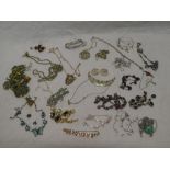 Over 20 various jewellery sets including necklaces, pendants, brooches,