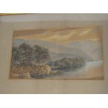 W**J**Boddy - watercolour River scene, signed and dated 1887,