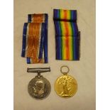 A pair of First War medals awarded to No. 40900 Pte. J. E.