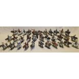 A collection of 34 Del Prado painted metal figures "Cavalry Through The Ages" with relating