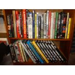 A large selection of various Formula 1 volumes including the Formula 1 Year Books 1997-2009;