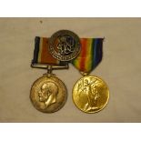 A First War Victory medal awarded to No. 24717 Pte. E.