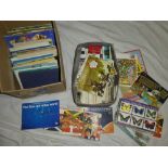 Numerous albums containing sets and part sets of tea cards together with various loose tea cards