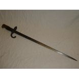 A 19th century French M1874 Gras bayonet marked St.