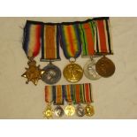 A 1914/15 star trio of medals awarded to Lieut./Capt. W.E.G.