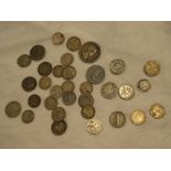 A selection of British and Foreign coins,