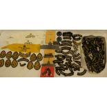 A selection of Civil Defence and ARP badges and insignia including two aluminium ARP Warden gate