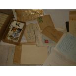 Various letters, correspondence and paperwork including some local subjects, 1948 autograph albums,