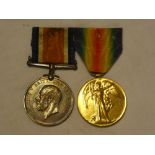 A First War pair of medals awarded to No. 34854 Pte. J. H.