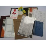 A quantity of mixed paperwork relating to signalling, handbooks, instrument paperwork,