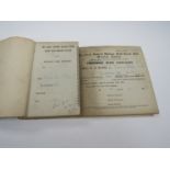 A GER staff social club, Norwich Share certificate book 1- 251.