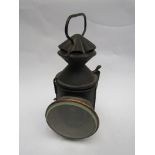 An NER three aspect kerosene lamp (one aspect missing), brass NER badge to side stamped 731,