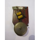 A wooden backed GWR bell unit,