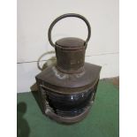 An LNER ships signal lamp,