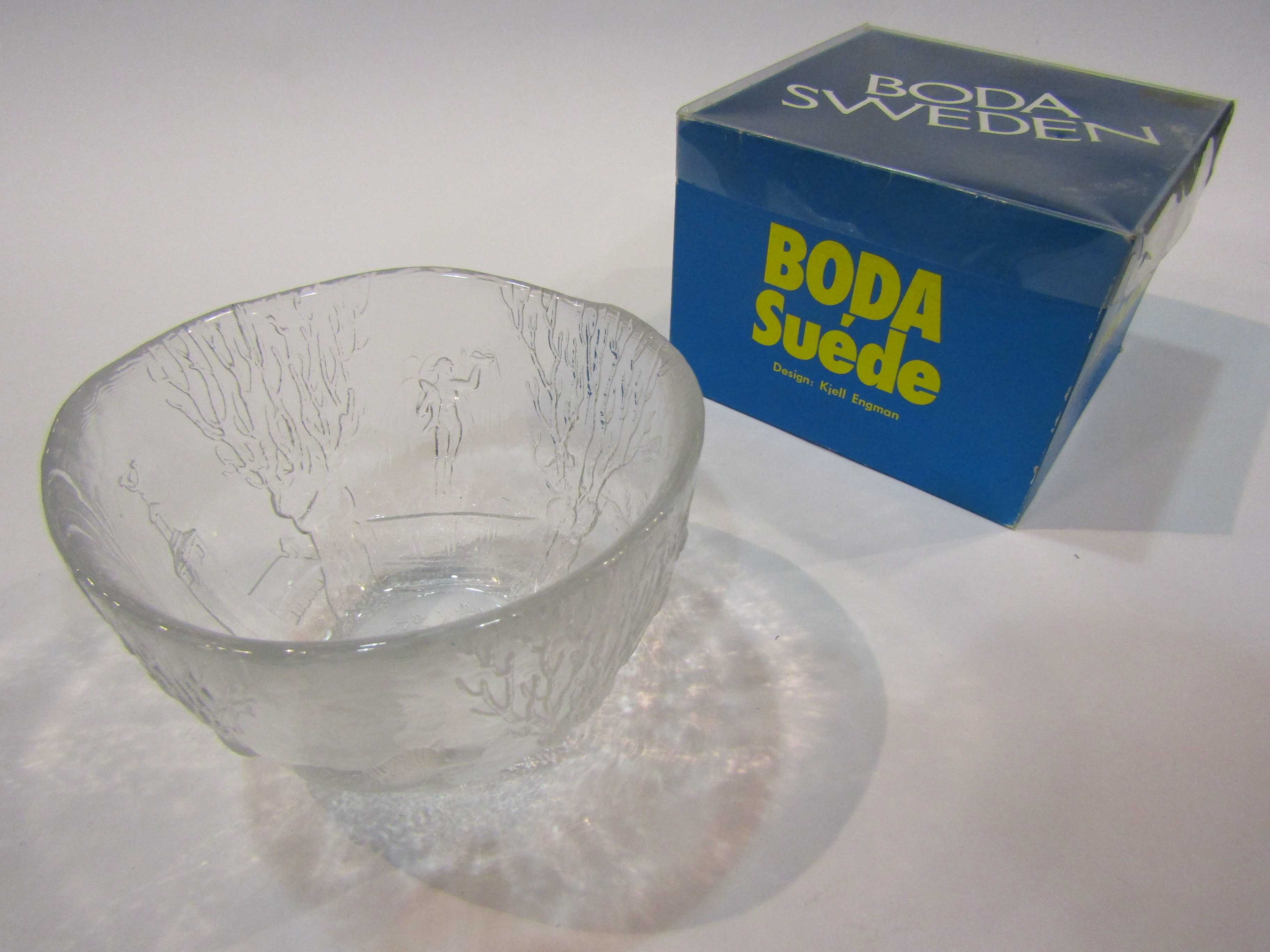A Boda of Sweden clear glass bowl, - Image 3 of 3