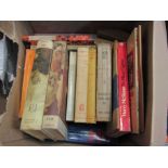 Three boxes of mixed books including plays,