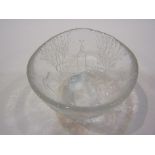 A Boda of Sweden clear glass bowl,