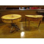 Two pieces of handmade miniature furniture