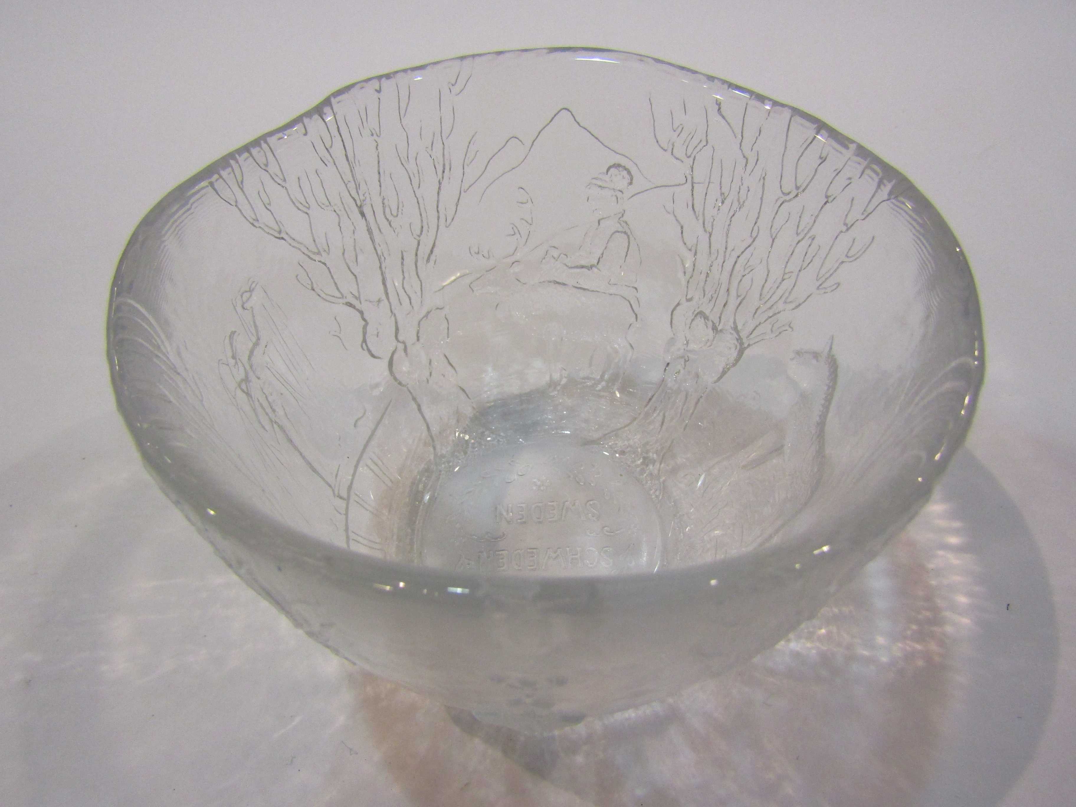 A Boda of Sweden clear glass bowl, - Image 2 of 3