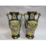 A pair of early 20th Century vases,