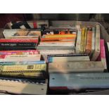 Two boxes of mixed books including Penguin volumes,