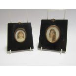 Two Edwardian miniature portraits 5.