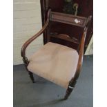 A George III carver chair