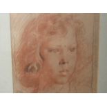After Augustus John, a framed and glazed print, portrait of Nell Dunn, 1946,