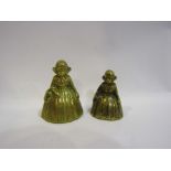 Mother and Daughter brass servant bells with original clappers,