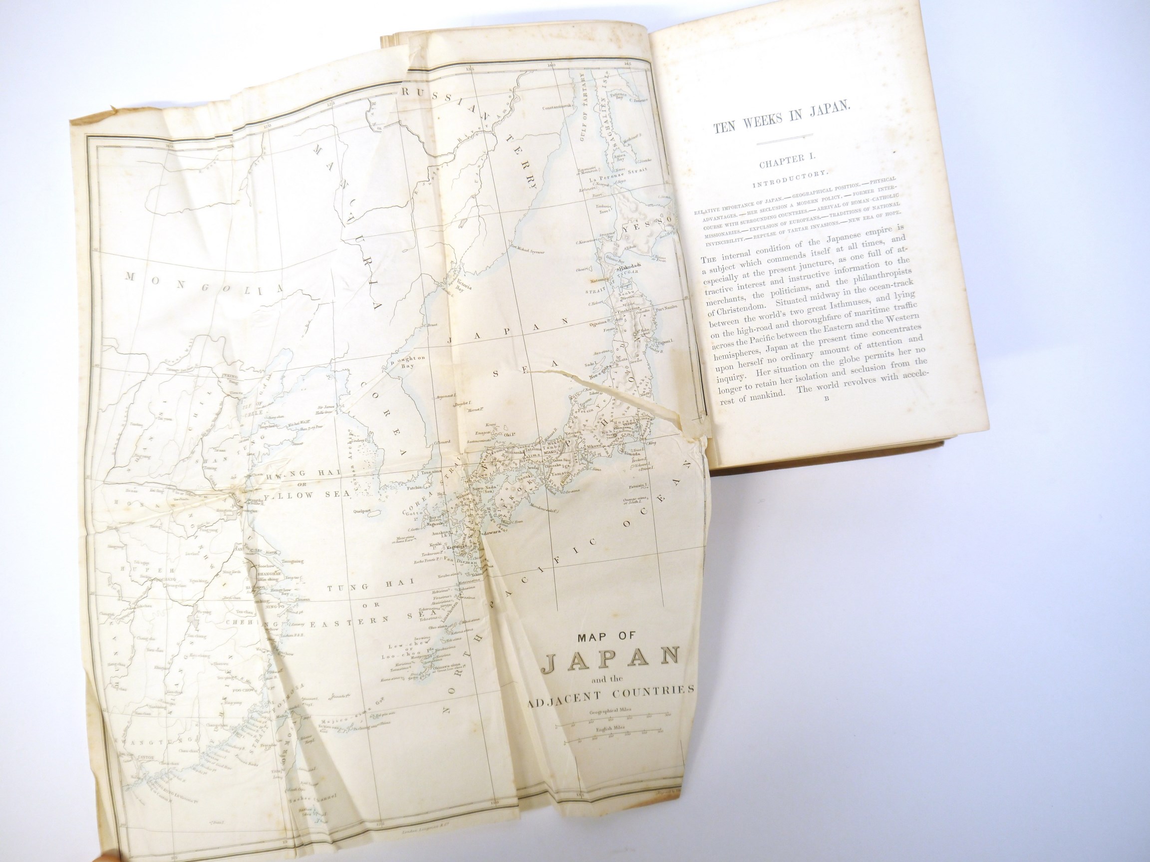 George Smith: 'Ten Weeks in Japan', London, Longman, Green et al, 1861, 1st edition, - Image 2 of 9