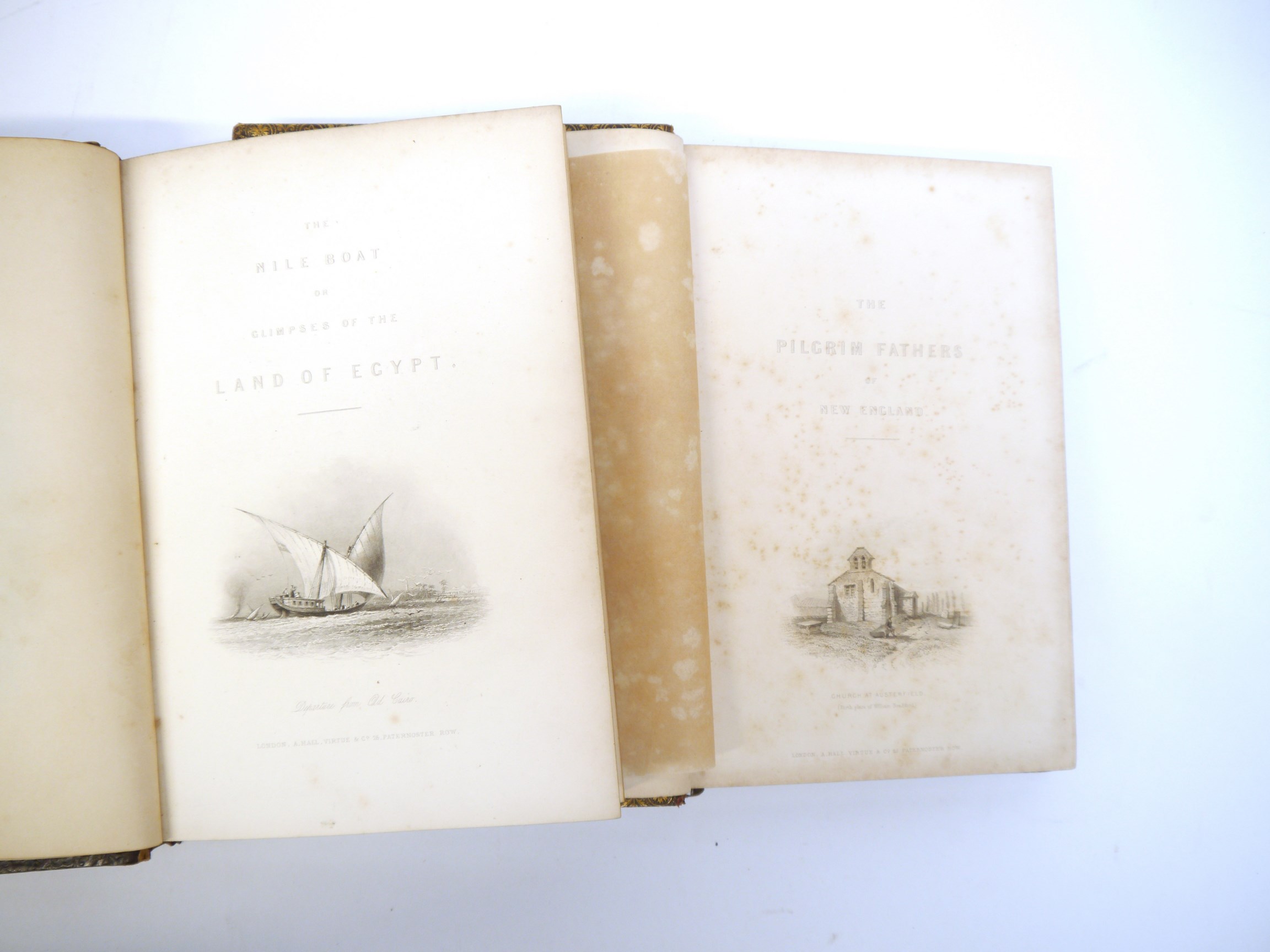 William Henry Bartlett, 2 titles: 'The Nile Boat; or, Glimpses of the Land of Egypt. - Image 2 of 7