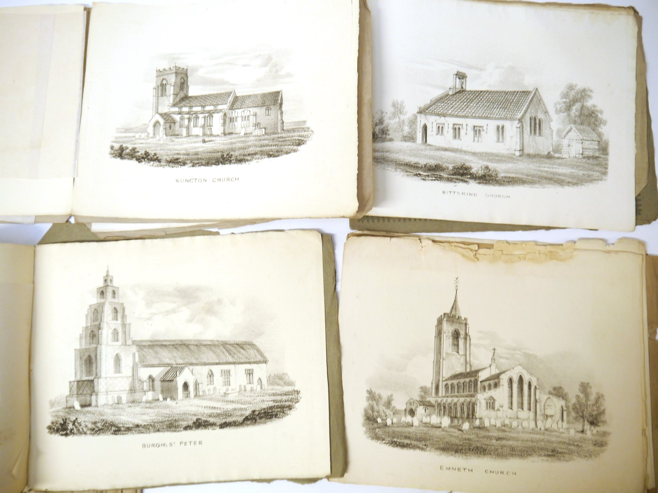 Robert Ladbrooke: 'Views of the Churches in Norfolk... - Image 3 of 4