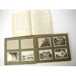 Norfolk interest ephemera, a snapshot photograph album 1929-1931,