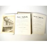 H R Barker: 'West Suffolk, Illustrated - East Suffolk, Illustrated', Bury St Edmunds, Pawsey,
