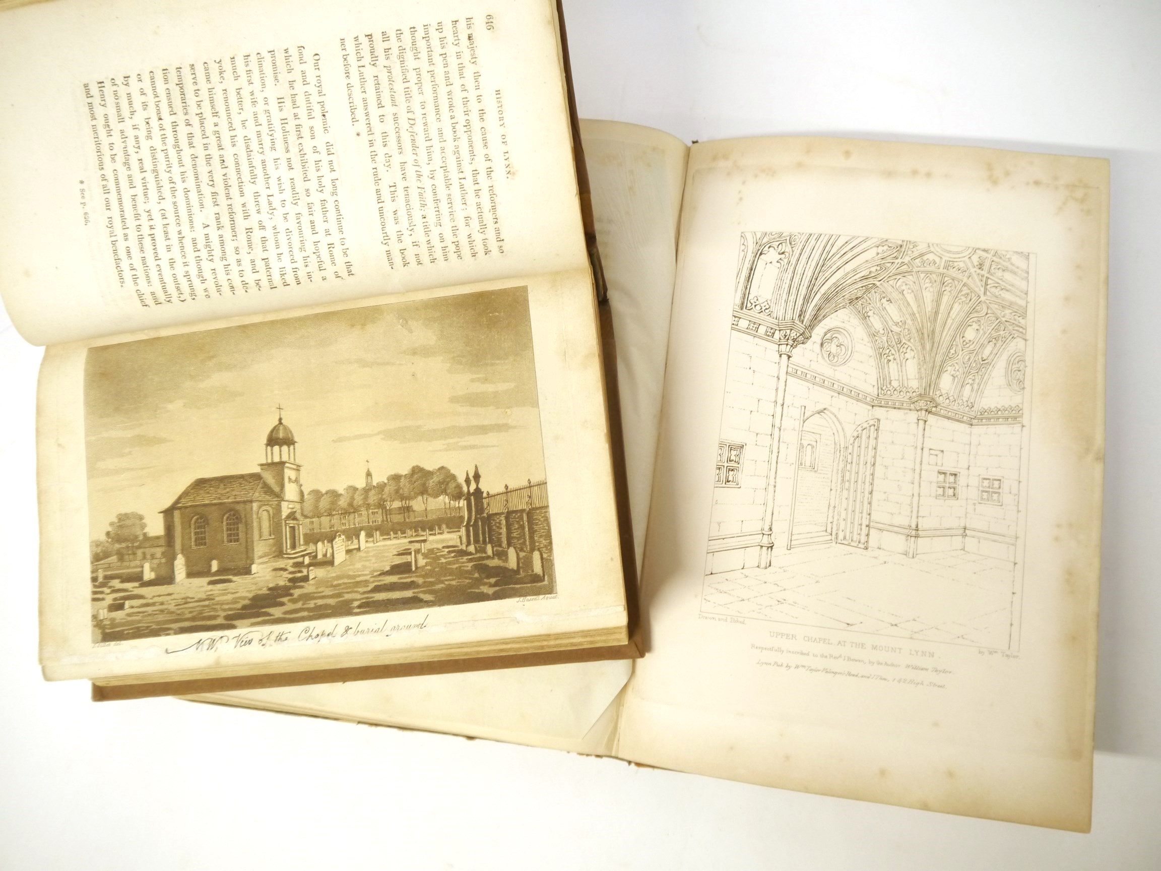 William Taylor: 'The Antiquities of Kings Lynn', Lynn, J Thaw, 1844, 1st edition, - Image 6 of 7