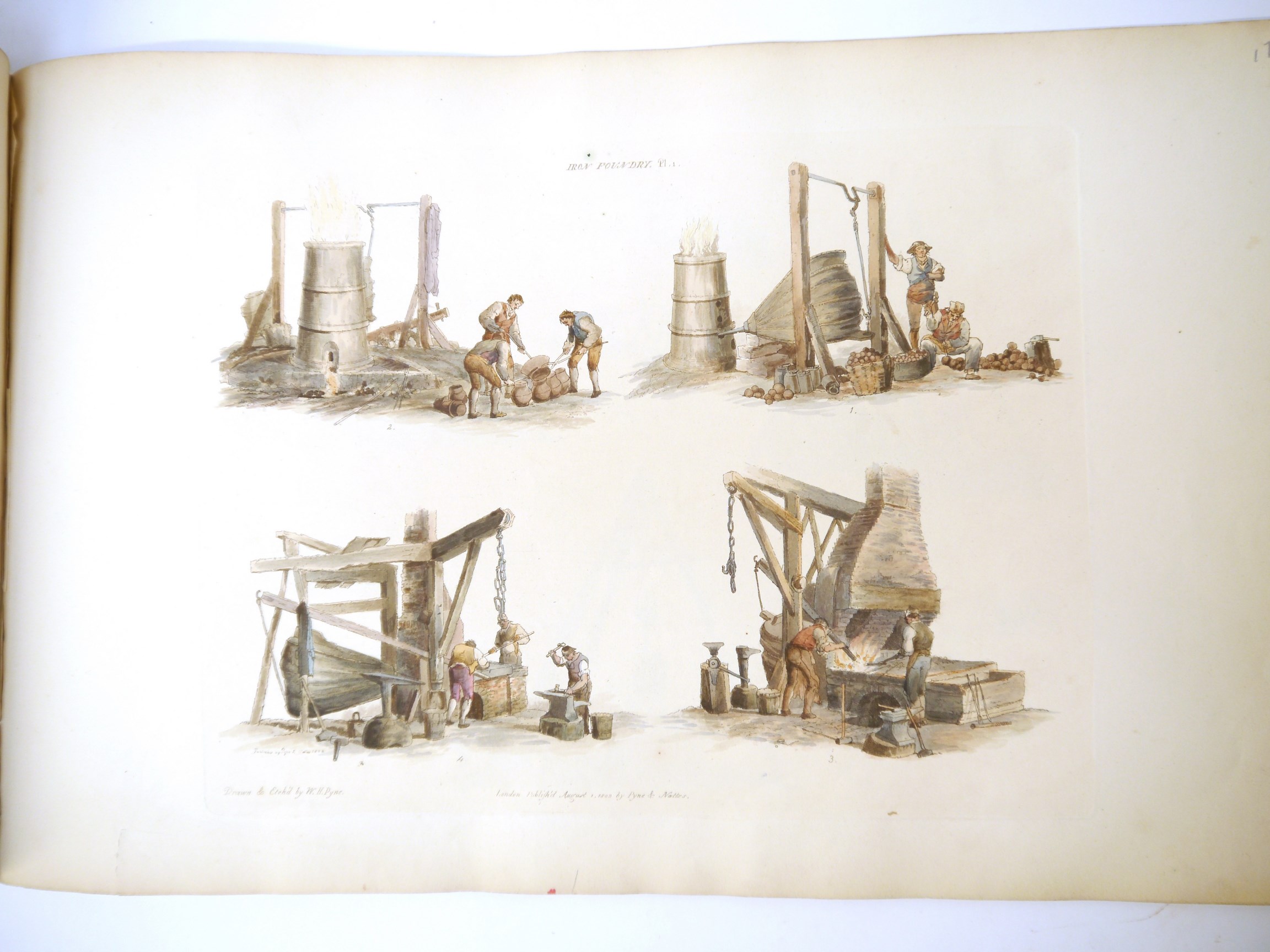 W H Pyne: 'Microcosm: or, A Picturesque Delineation of the Arts, Agriculture, Manufacturer, - Image 6 of 15