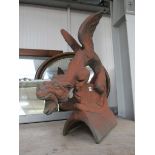 A dragon roof finial,
