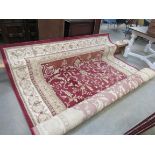 A large modern rug,