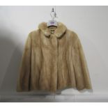 A vintage blond mink jacket