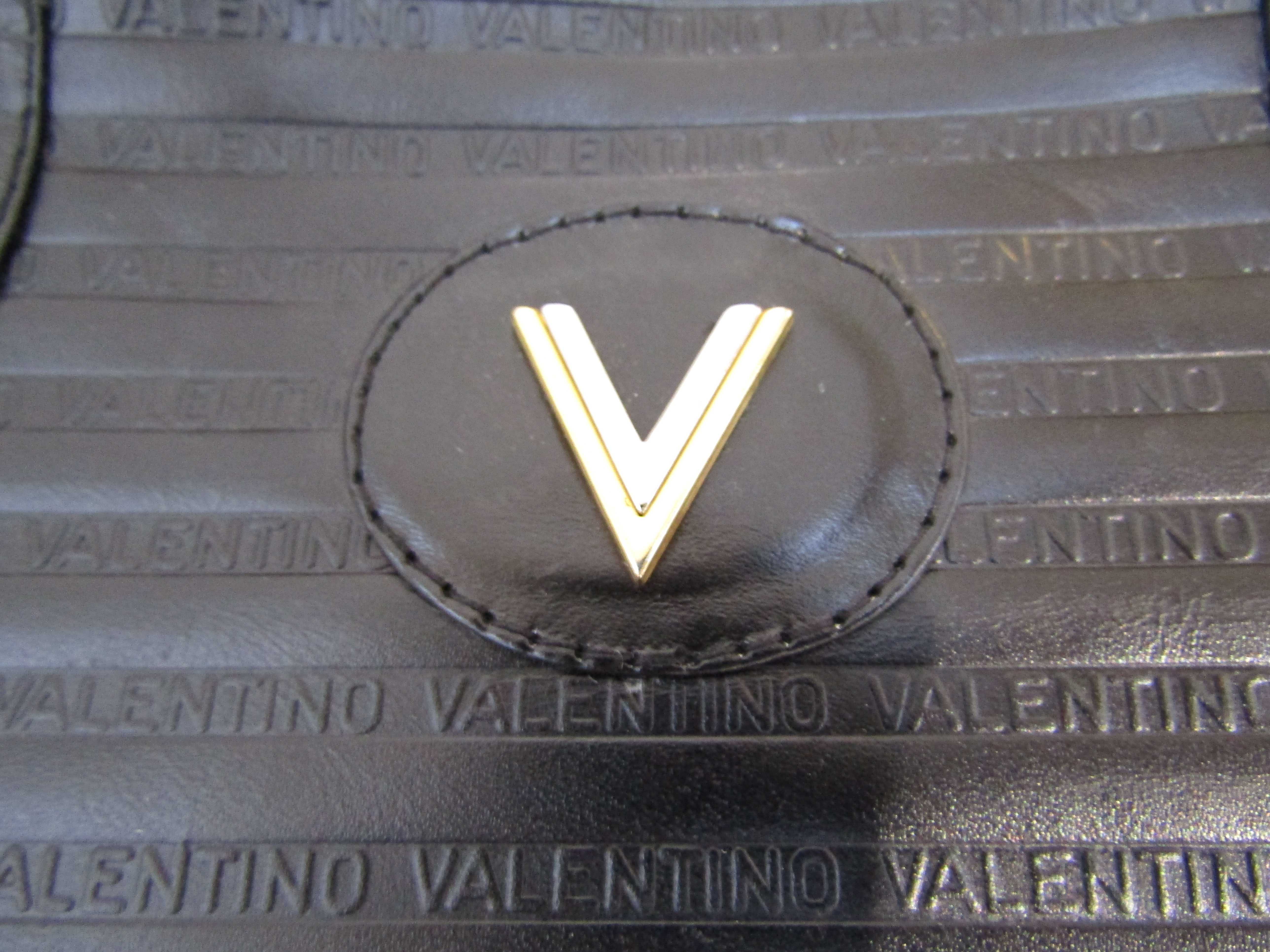 VALENTINO black leather soft body handbag. - Image 12 of 12