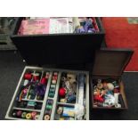 A retro sewing box,