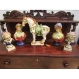 A ceramic Tang style horse a/f,