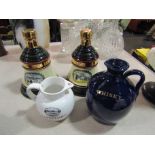 Two Bell's whisky bottles and two whisky jugs (4)